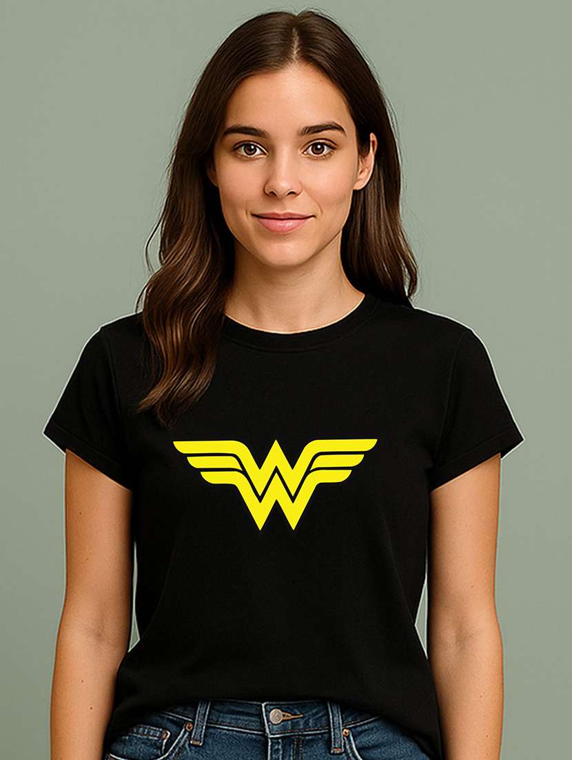 Women Printed Short Sleeve T-shirt - 22408835 -  Standard Image - 1