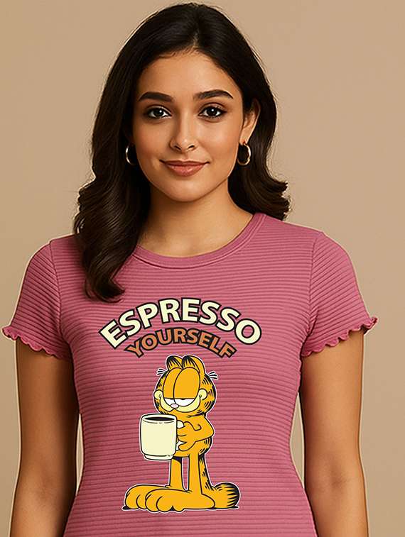 women printed short sleeve t-shirt - 22408849 -  Standard Image - 1