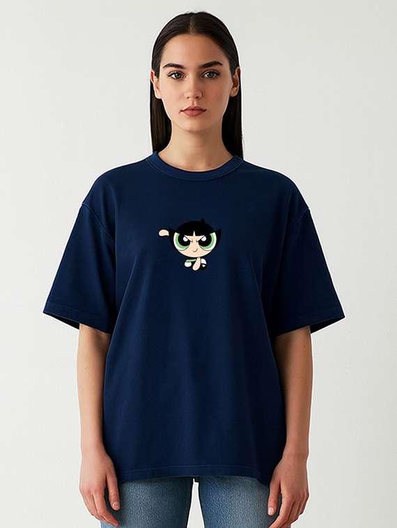 women printed short sleeve oversized t-shirt - 22408852 -  Standard Image - 1