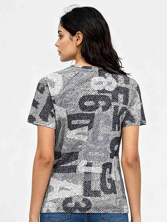 women printed short sleeve t-shirt - 22408857 -  Standard Image - 1