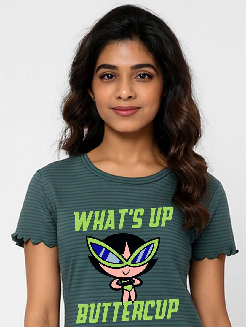 Women Printed Short Sleeve T-shirt - 22408908 -  Standard Image - 1
