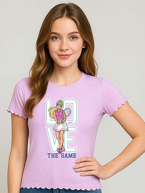 women printed short sleeve t-shirt