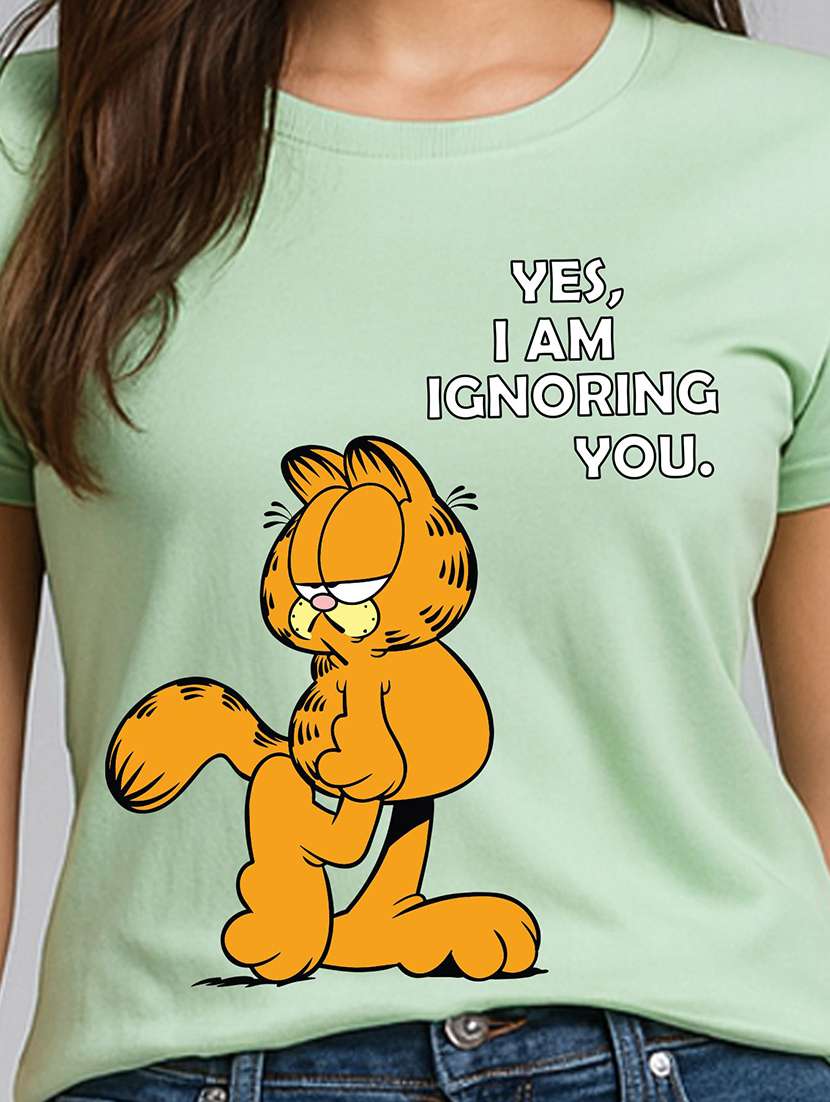 women printed short sleeve t-shirt - 22408990 -  Standard Image - 1