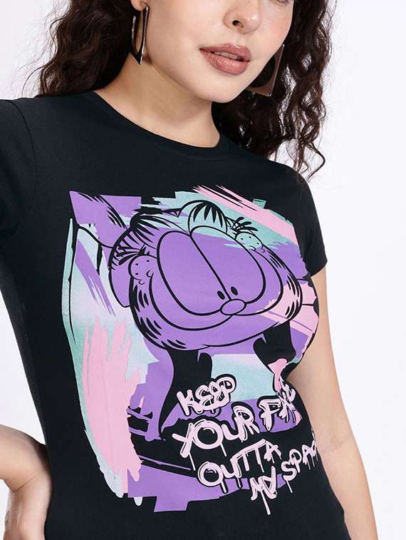 women printed short sleeve t-shirt - 22409120 -  Standard Image - 1