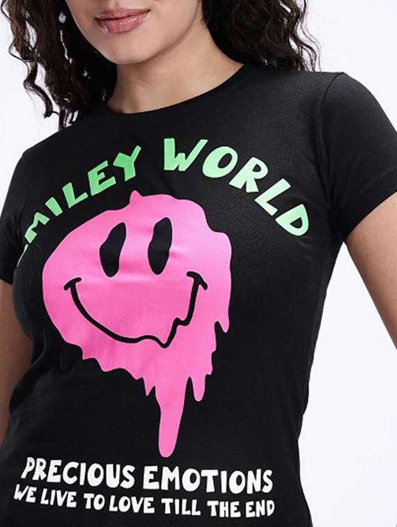 women printed short sleeve t-shirt - 22409154 -  Standard Image - 1
