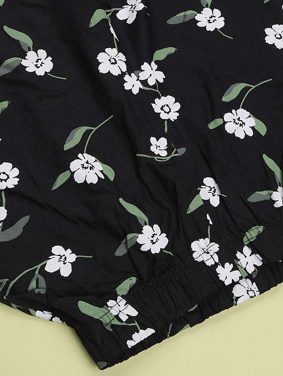 girls printed mid rise casual trouser - 22410770 -  Standard Image - 4