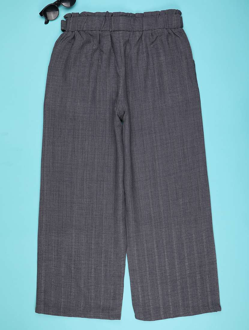 grey cotton palazzo trouser - 22410771 -  Standard Image - 1