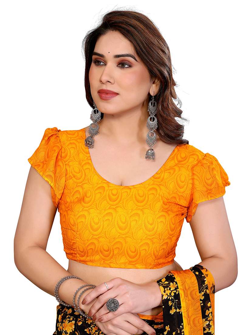 women pack of 2 printed combo saree with blouse - 22410949 -  Standard Image - 4