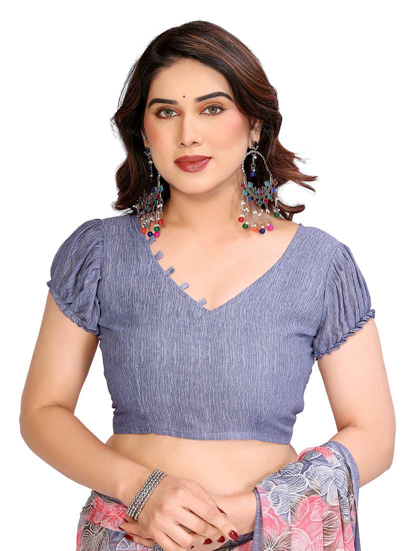 women pack of 2 printed combo saree with blouse - 22410981 -  Standard Image - 4