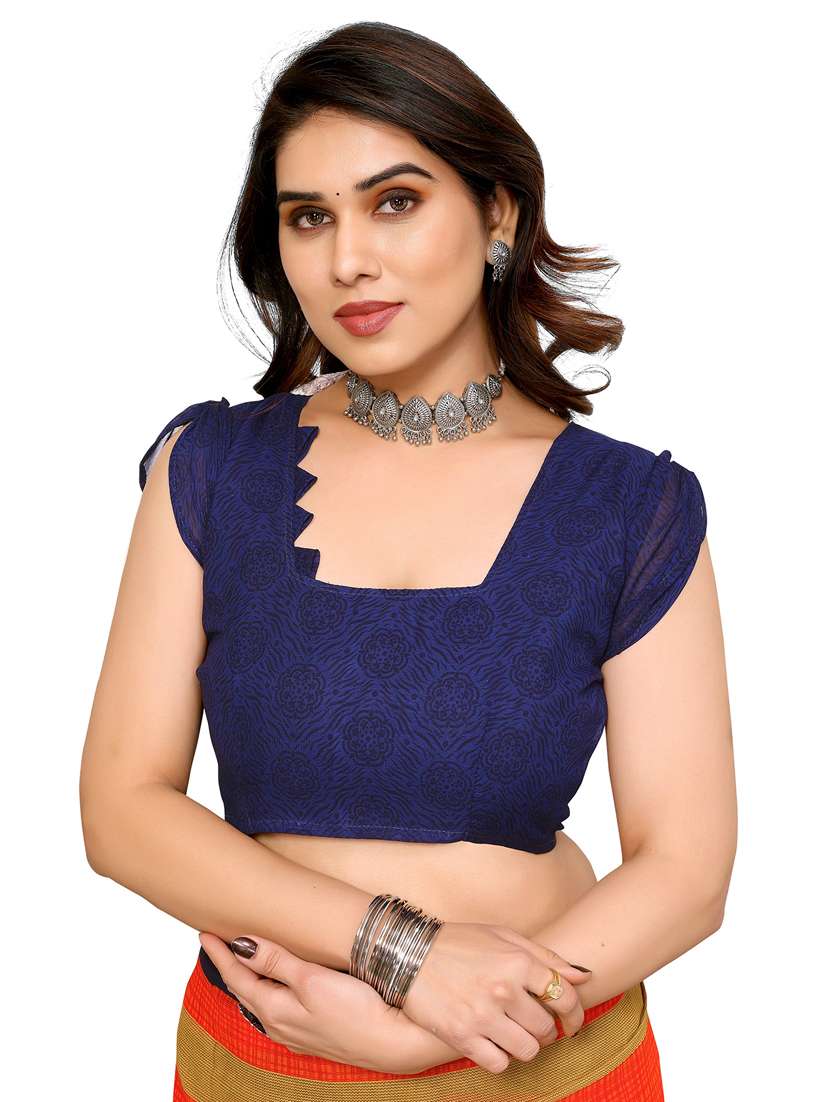 women pack of 2 printed combo saree with blouse - 22411060 -  Standard Image - 4