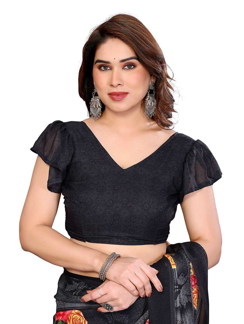 women pack of 2 printed combo saree with blouse - 22411197 -  Standard Image - 4