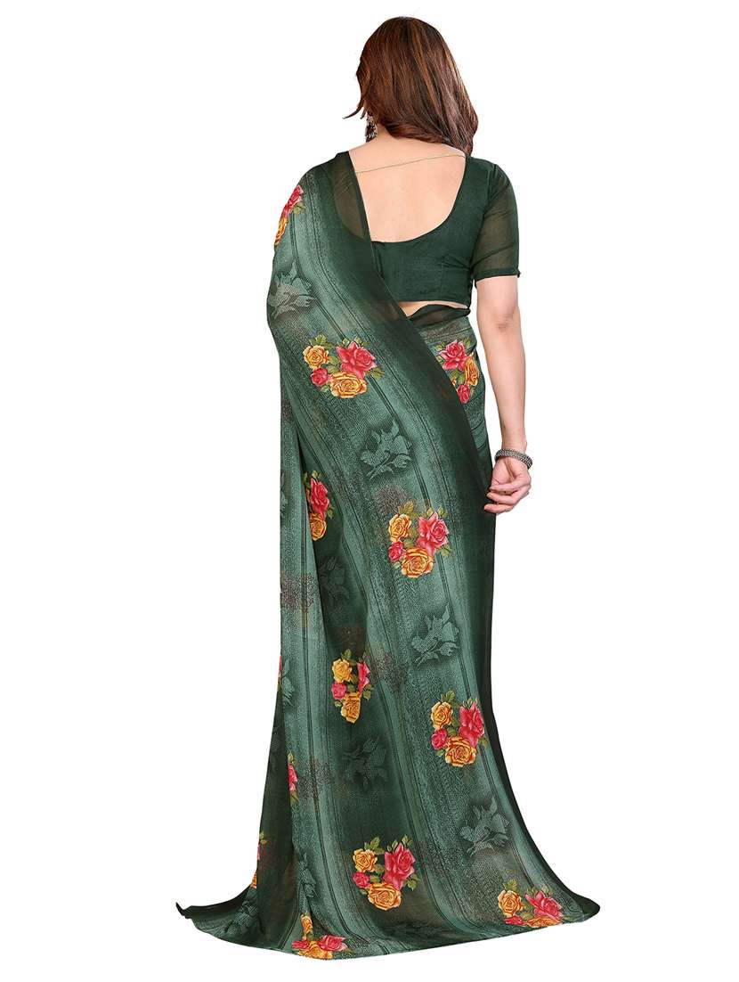 women pack of 2 printed combo saree with blouse - 22411200 -  Standard Image - 1