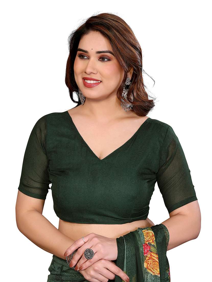 women pack of 2 printed combo saree with blouse - 22411200 -  Standard Image - 4