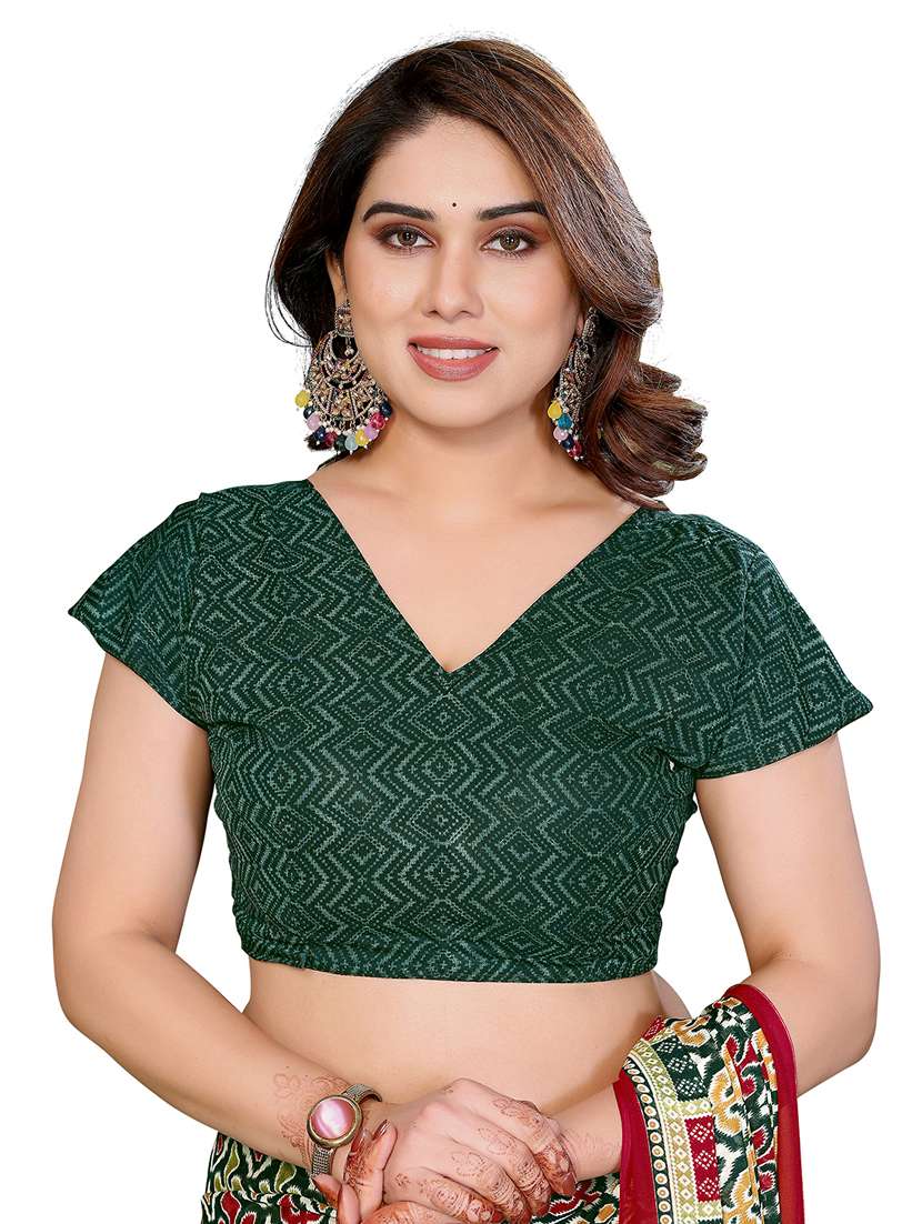 Women Pack Of 2 Printed Combo Saree With Blouse - 22411231 -  Standard Image - 4