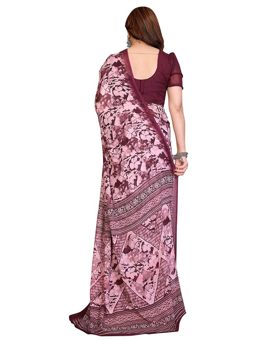 women pack of 2 printed combo saree with blouse - 22411426 -  Standard Image - 1
