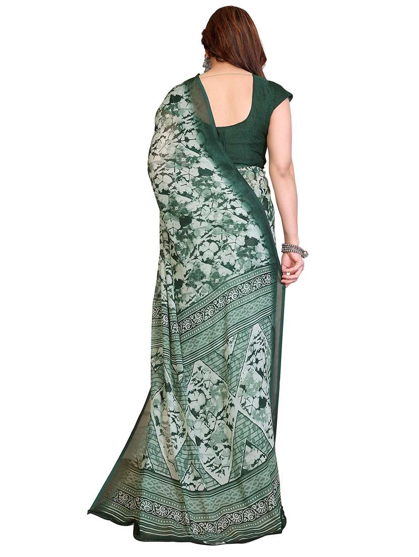 women pack of 2 printed combo saree with blouse - 22411427 -  Standard Image - 1