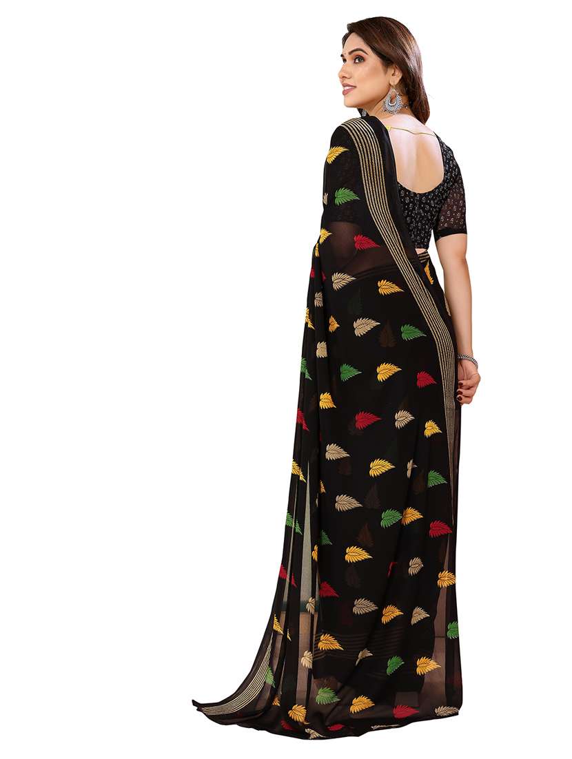 Women Pack Of 2 Printed Combo Saree With Blouse - 22411618 -  Standard Image - 1