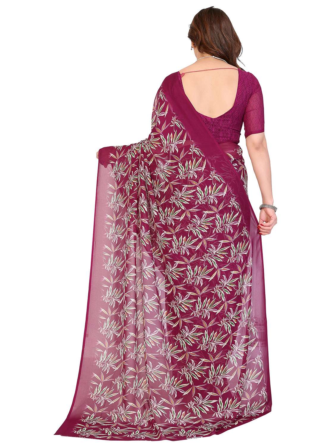 women pack of 2 printed combo saree with blouse - 22411647 -  Standard Image - 1