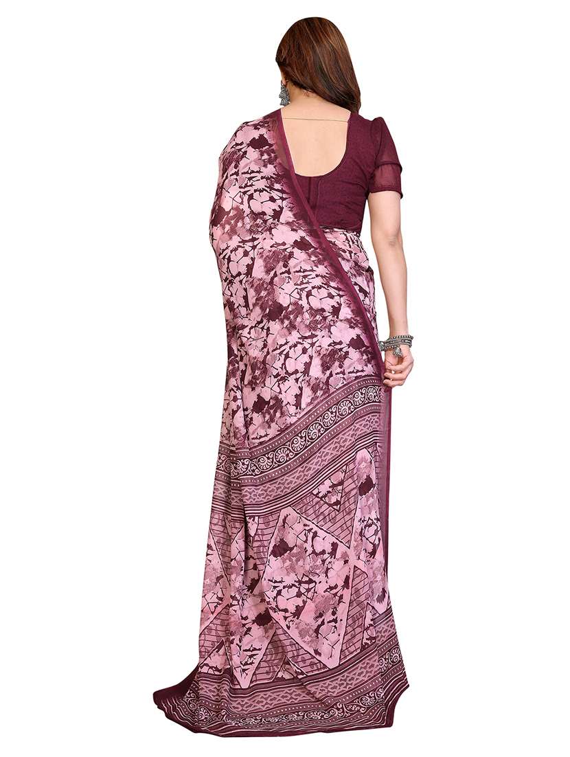 women pack of 2 printed combo saree with blouse - 22411662 -  Standard Image - 1