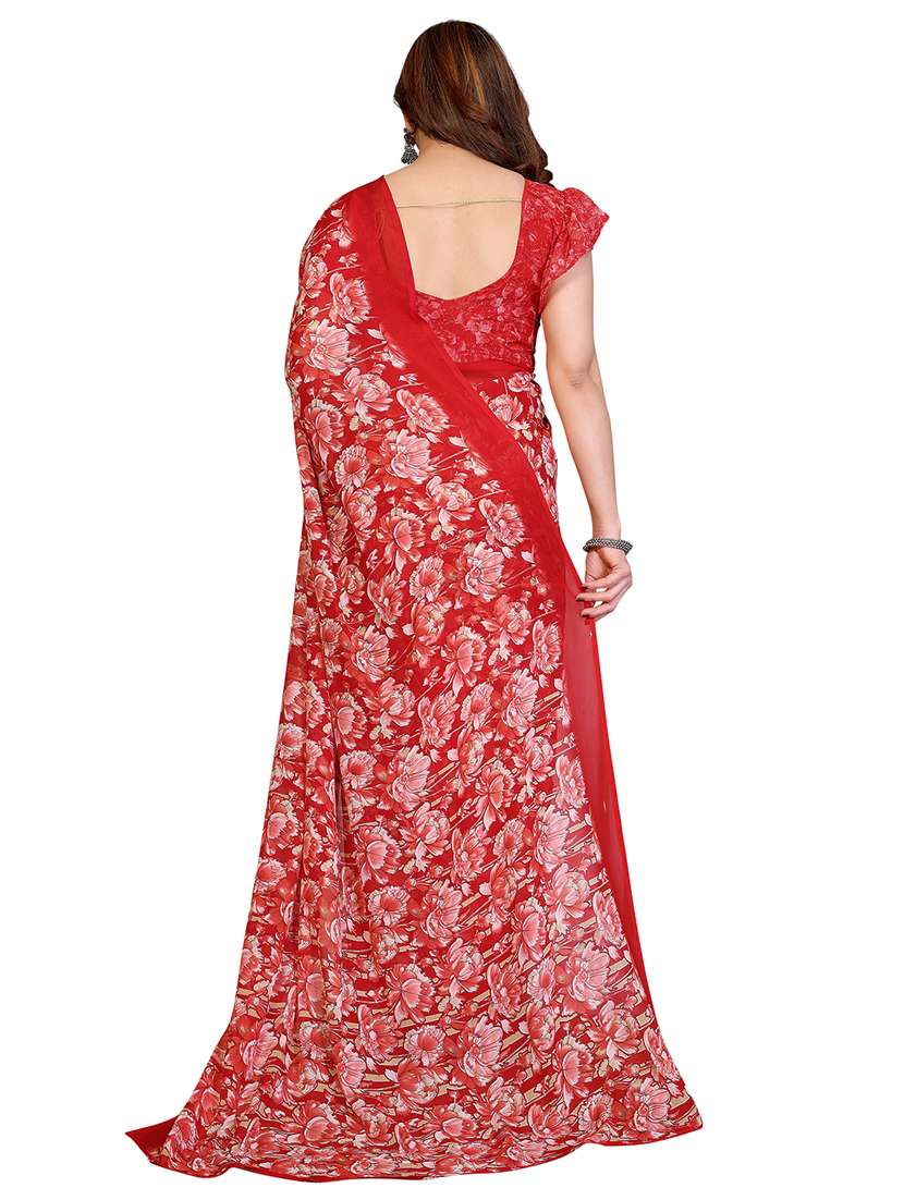 women pack of 2 printed combo saree with blouse - 22411966 -  Standard Image - 1