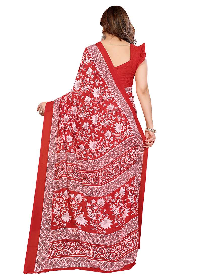 women pack of 2 printed combo saree with blouse - 22412098 -  Standard Image - 1