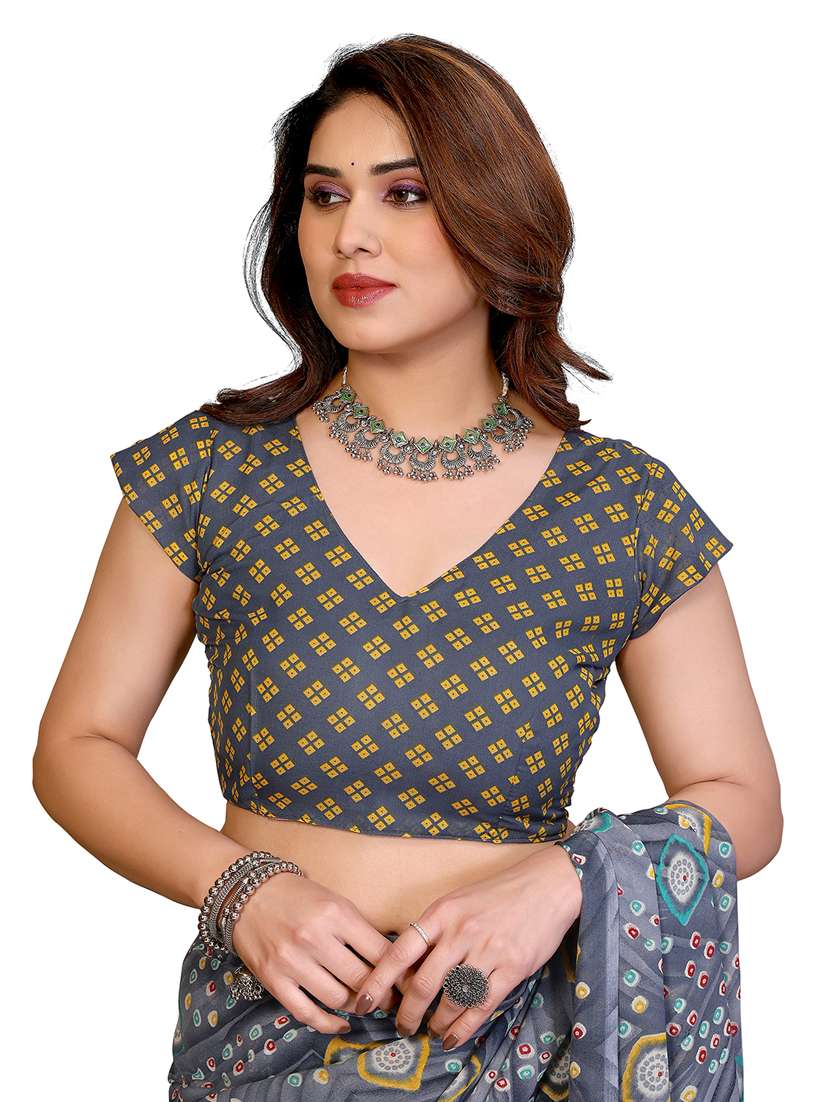 women pack of 2 printed combo saree with blouse - 22412168 -  Standard Image - 4