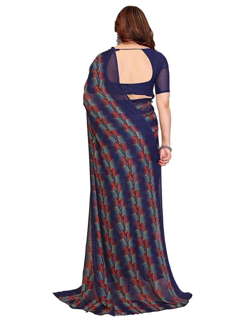 women pack of 2 printed combo saree with blouse - 22412211 -  Standard Image - 1