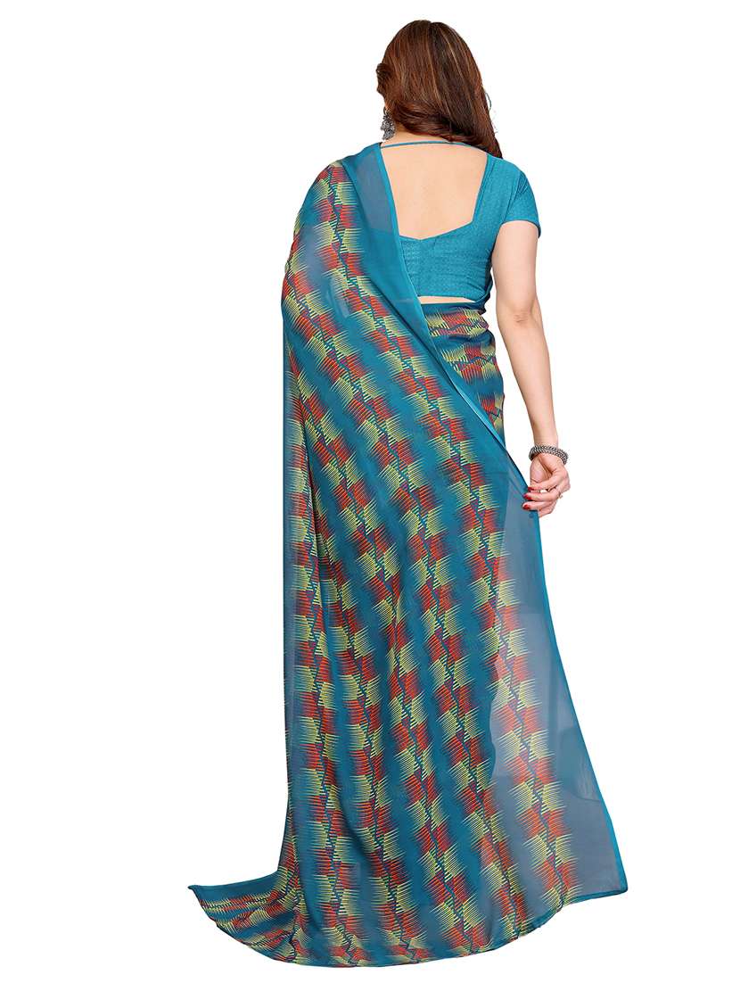 women pack of 2 printed combo saree with blouse - 22412214 -  Standard Image - 1