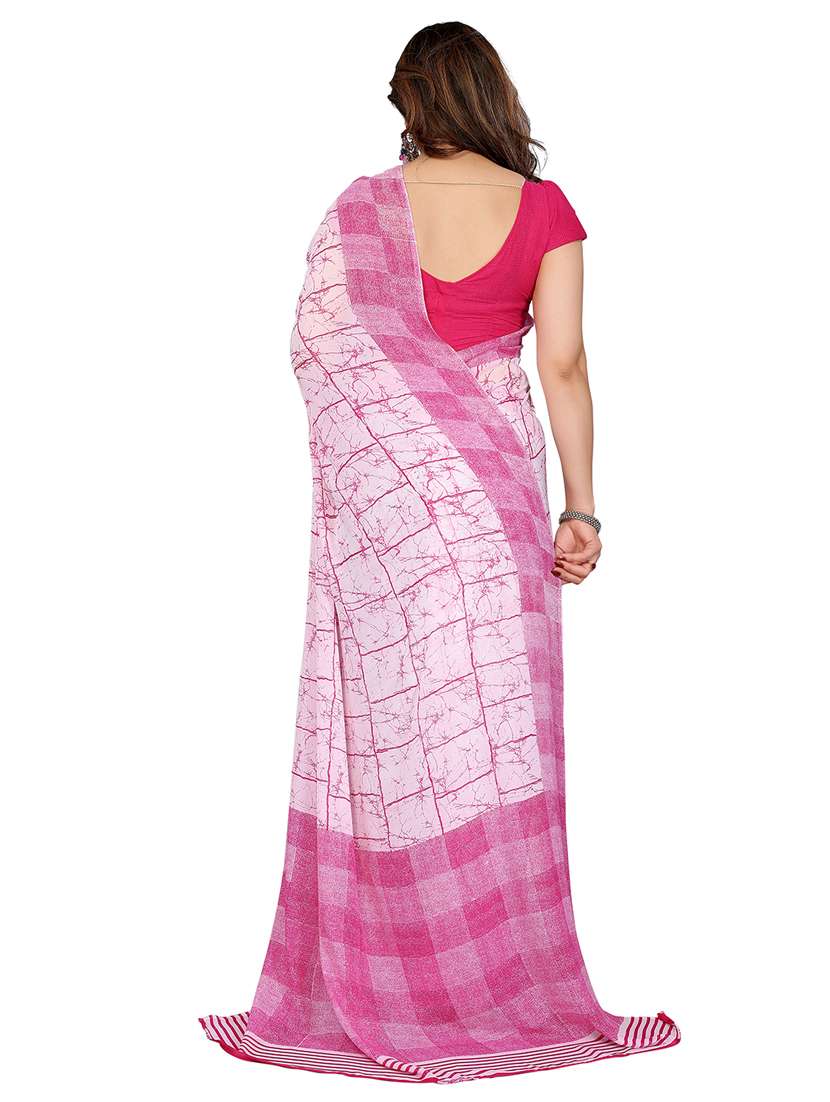 women pack of 2 printed combo saree with blouse - 22412225 -  Standard Image - 1