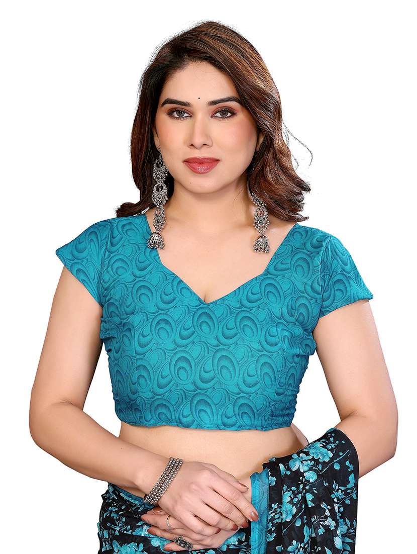 Women Pack Of 2 Printed Combo Saree With Blouse - 22412269 -  Standard Image - 4