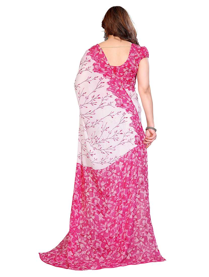 women pack of 2 printed combo saree with blouse - 22412335 -  Standard Image - 1