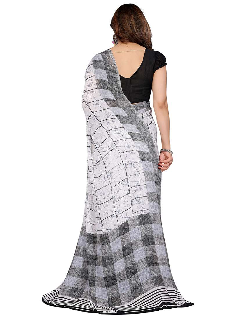 women pack of 2 printed combo saree with blouse - 22412396 -  Standard Image - 1