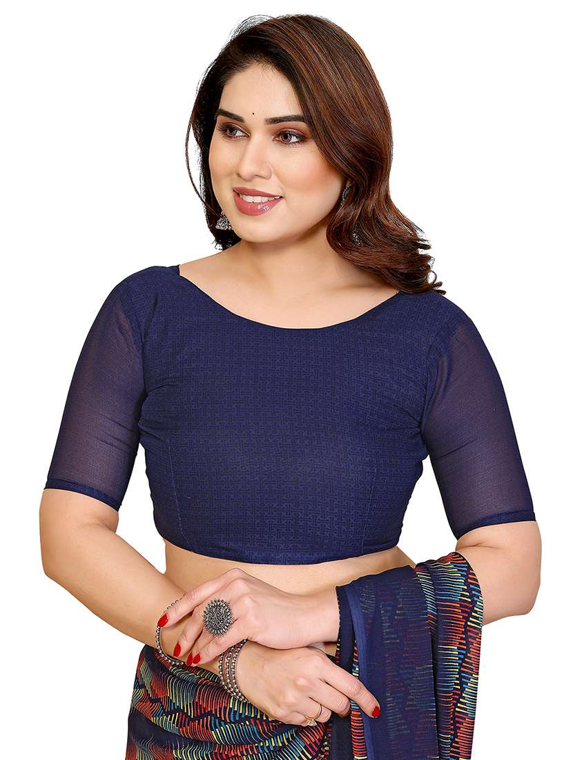 women pack of 2 printed combo saree with blouse - 22412462 -  Standard Image - 4