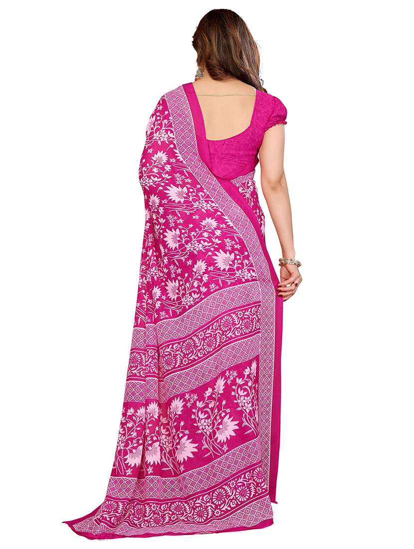 women pack of 2 printed combo saree with blouse - 22412474 -  Standard Image - 1