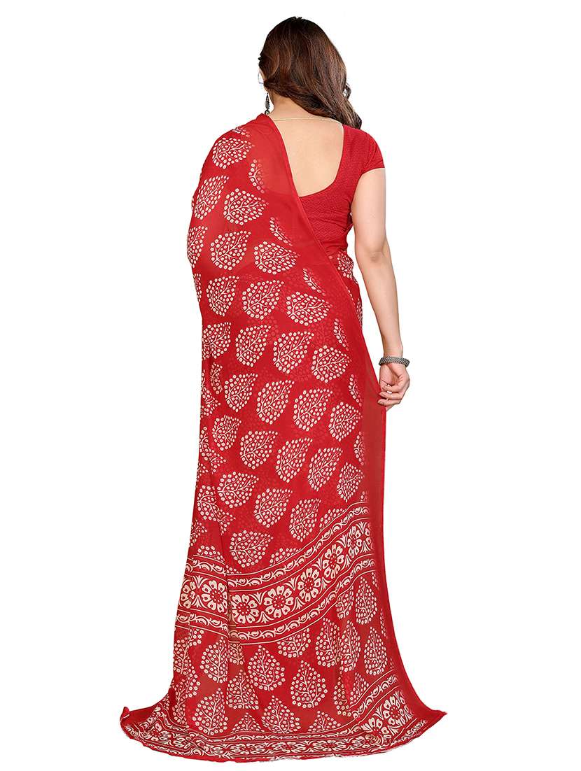 women pack of 2 printed combo saree with blouse - 22412497 -  Standard Image - 1