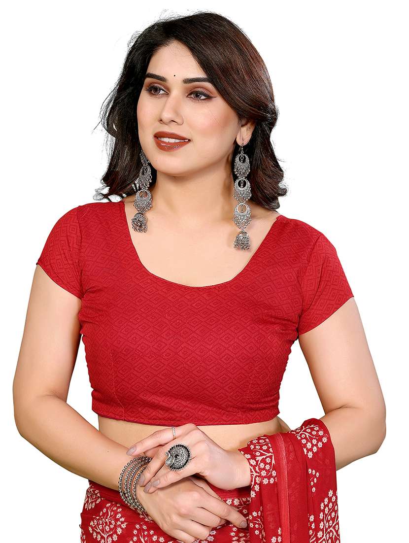 women pack of 2 printed combo saree with blouse - 22412497 -  Standard Image - 4