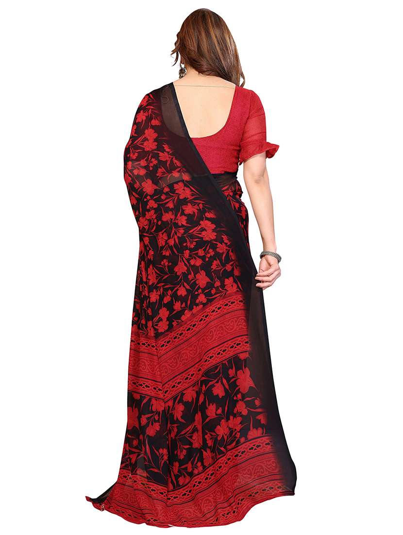 Women Pack Of 2 Printed Combo Saree With Blouse - 22412525 -  Standard Image - 1