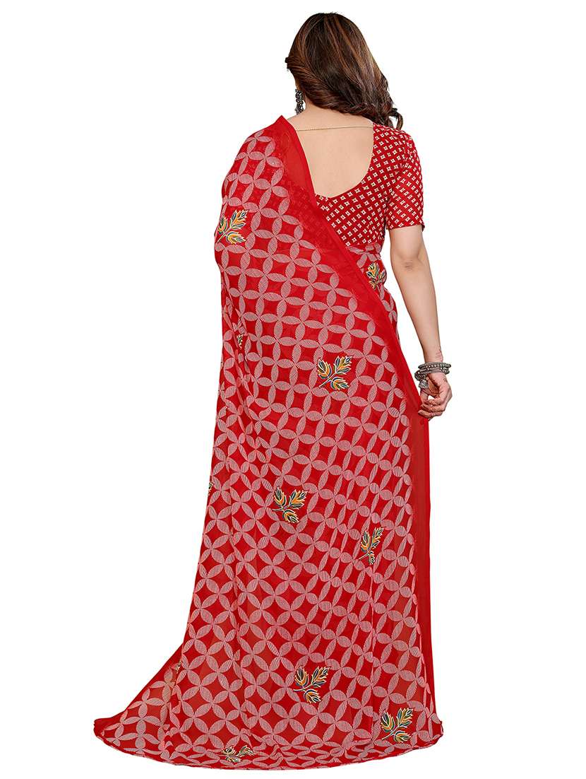 women pack of 2 printed combo saree with blouse - 22412553 -  Standard Image - 1