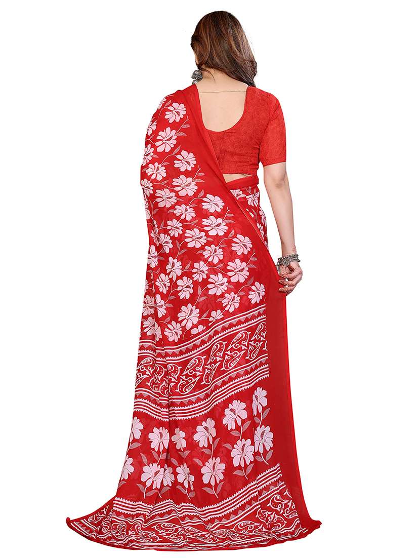 women pack of 2 printed combo saree with blouse - 22412555 -  Standard Image - 1
