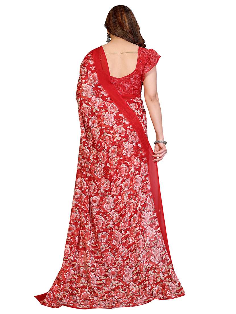 women pack of 2 printed combo saree with blouse - 22412575 -  Standard Image - 1