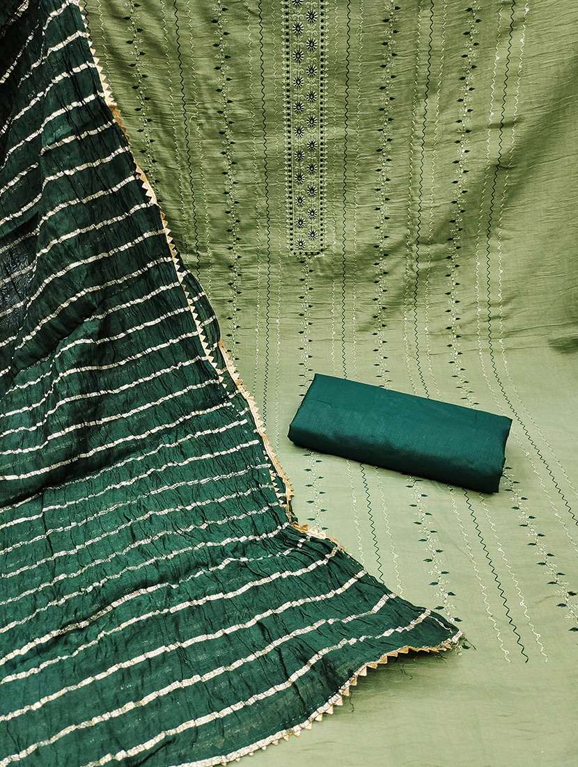 women solid with work unstitched suit set - 22412973 -  Standard Image - 1