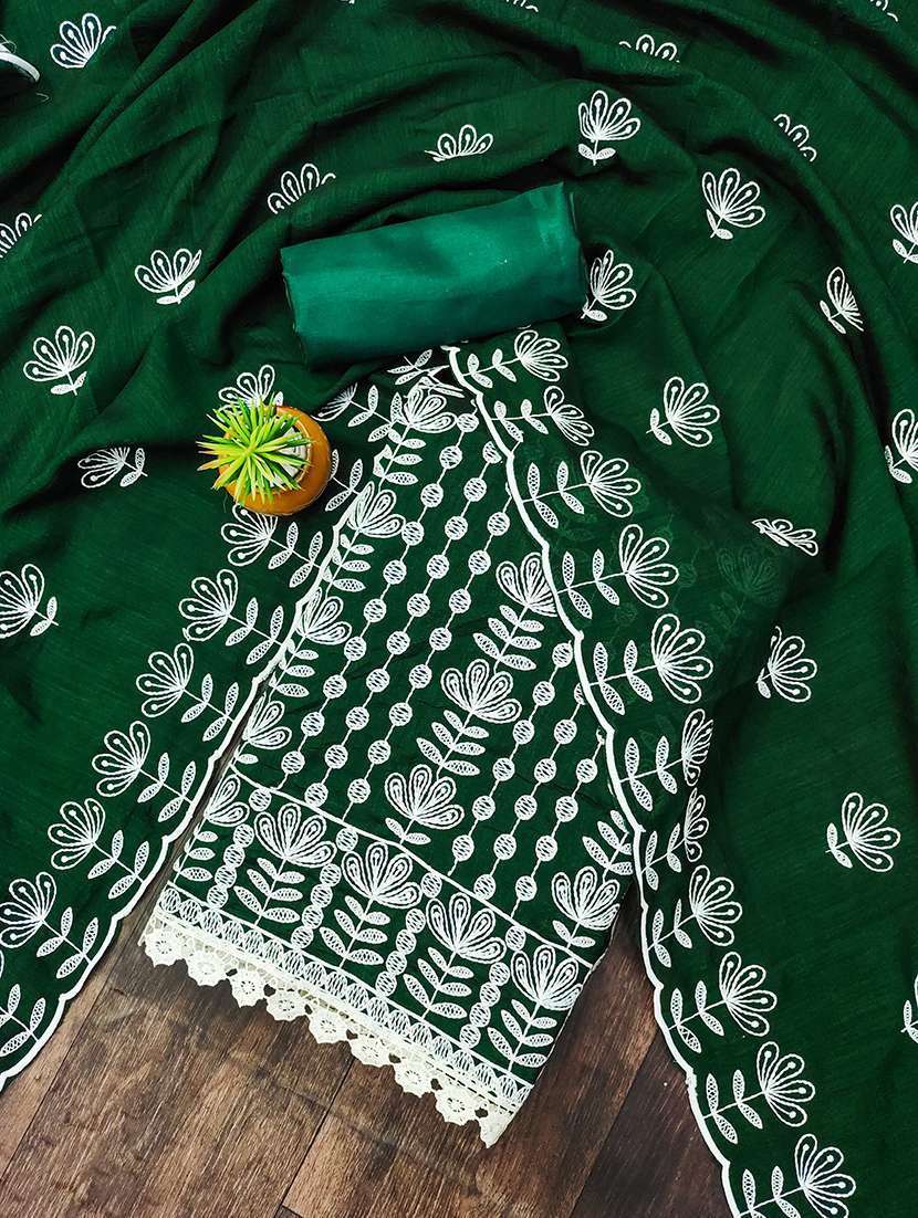 women solid with work unstitched suit set - 22413521 -  Standard Image - 1