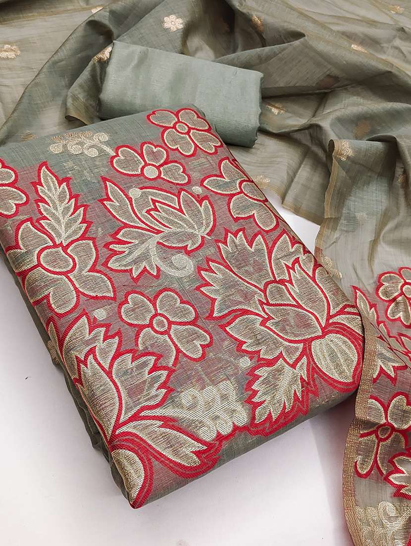 women self design unstitched suit set - 22415855 -  Standard Image - 1