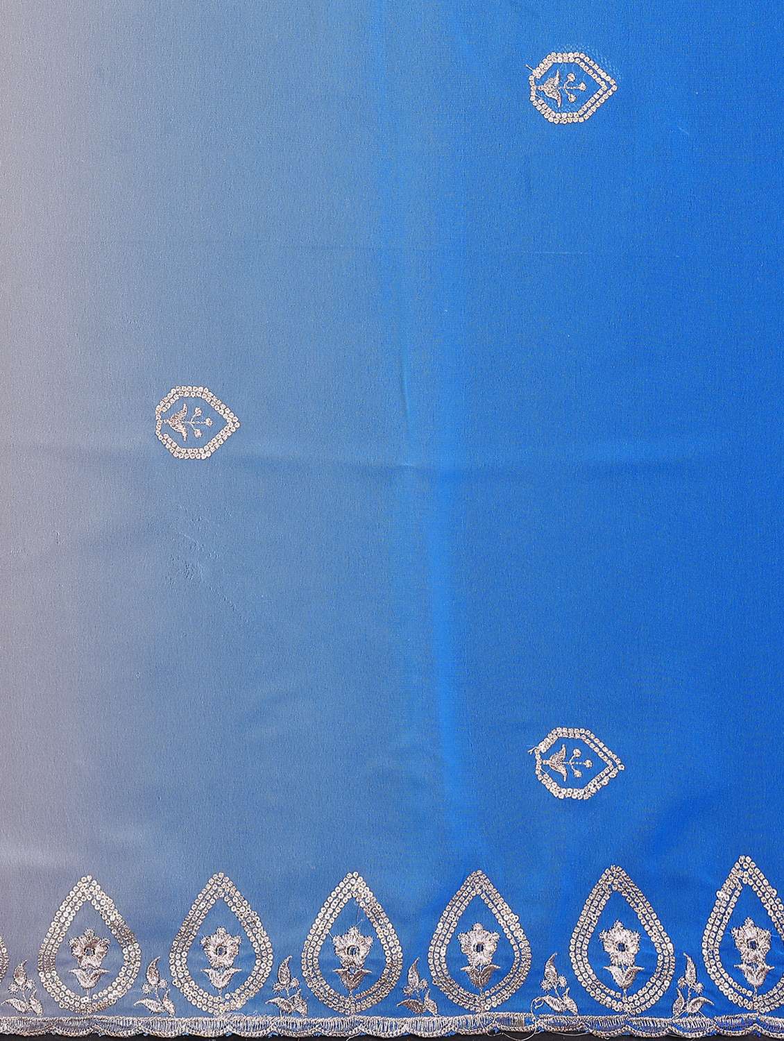 women ombre embroidered saree with blouse - 22416307 -  Standard Image - 6