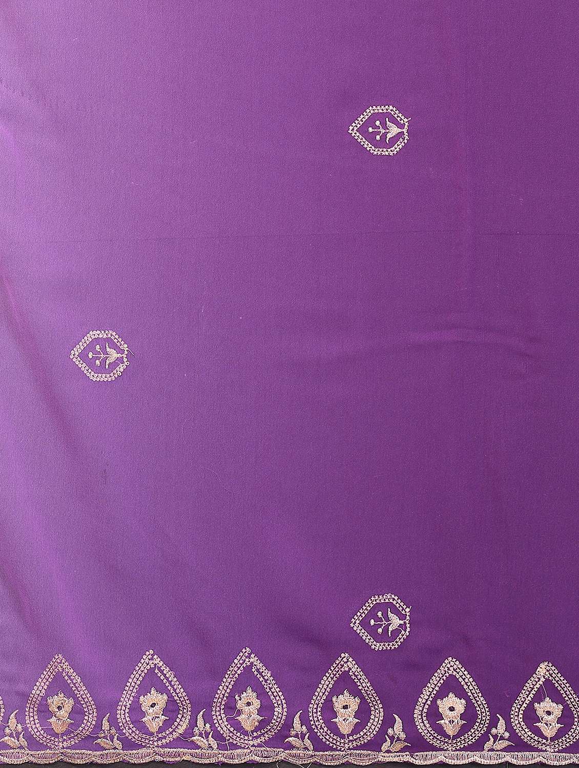 women ombre embroidered saree with blouse - 22416310 -  Standard Image - 6