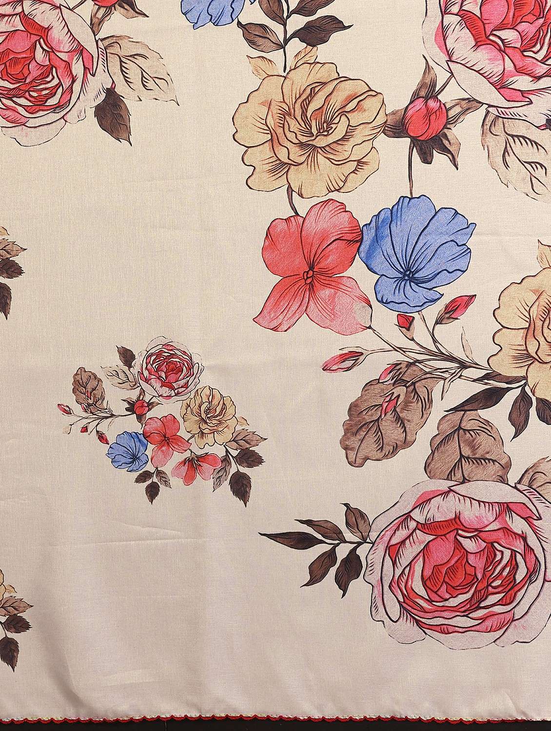 women floral printed saree with blouse - 22417293 -  Standard Image - 6