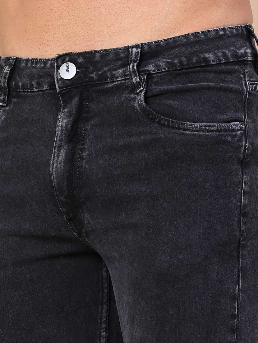 Men Washed Mid Rise Slim Fit Denim Shorts - 22417323 -  Standard Image - 1