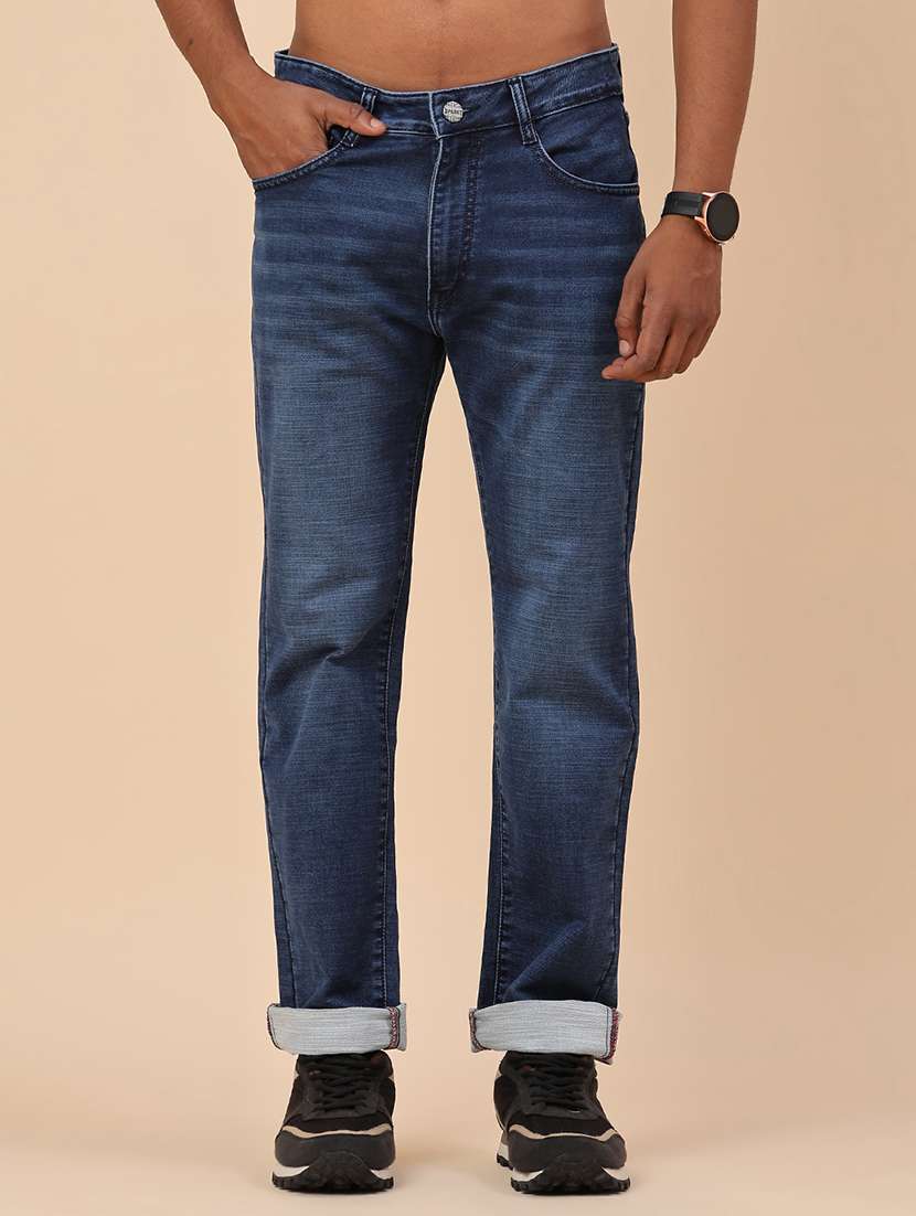blue cotton jeans