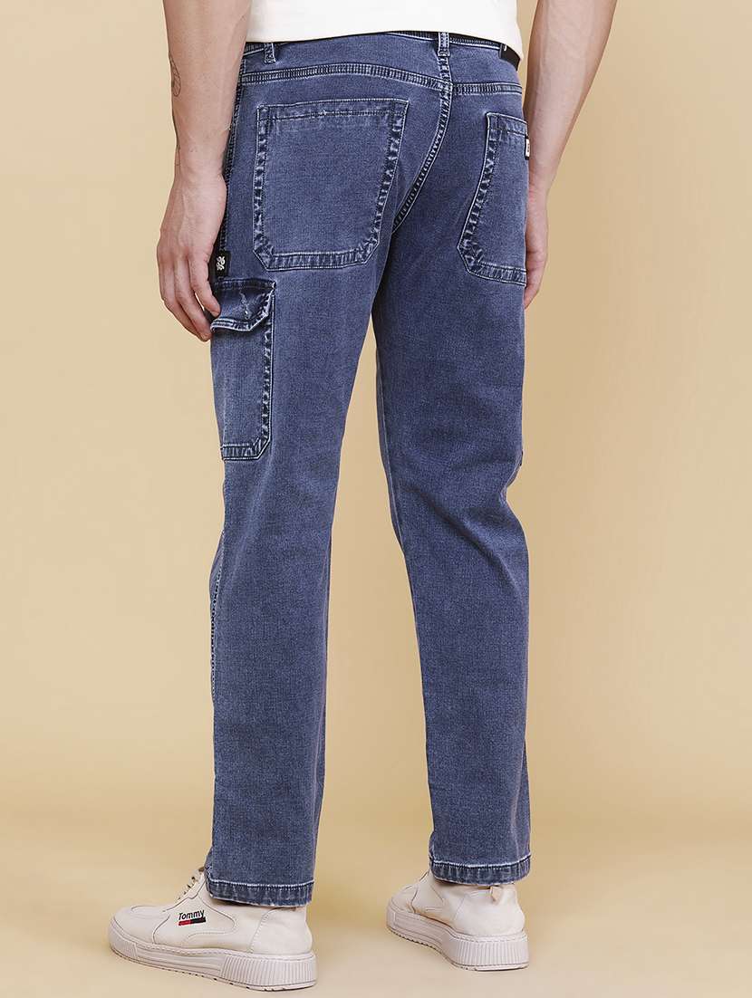 men side taped mid rise regular fit cargo - 22417508 -  Standard Image - 4