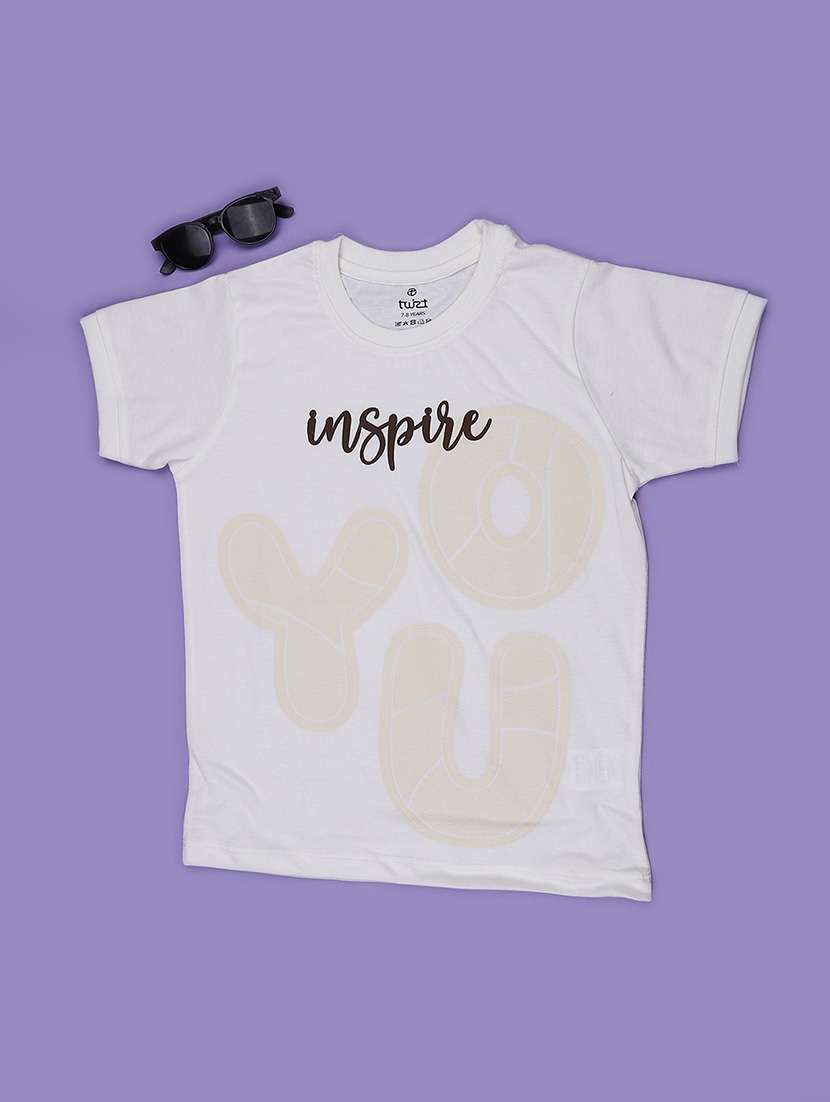 Boys Printed Short Sleeves Regular Fit T-shirt - 22417543 -  Standard Image - 1